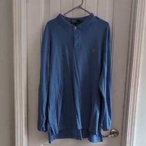 Polo by Ralph Lauren Men's Classic Blue Polo Shirt